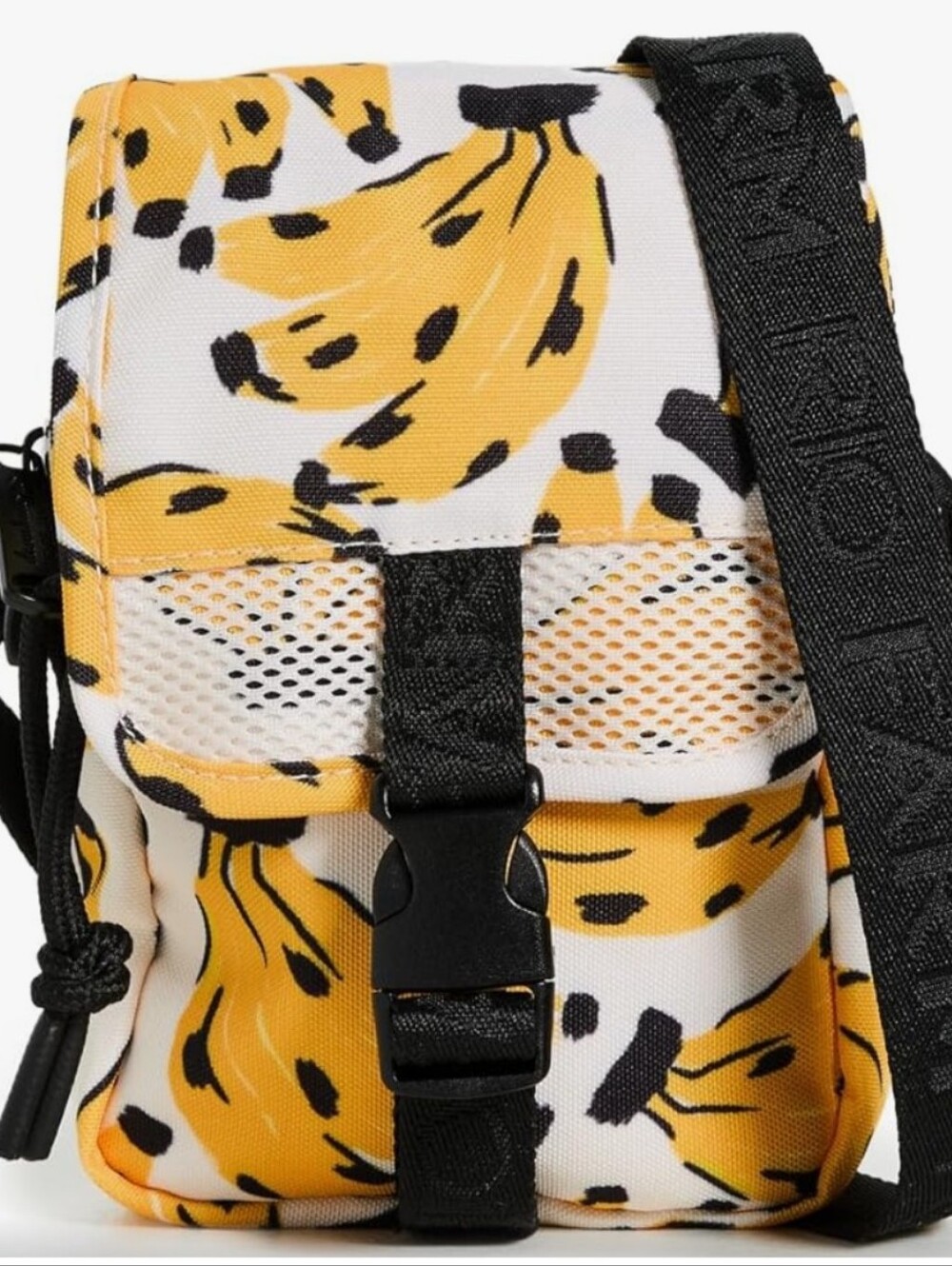 Farm Rio Bosa Crossbody Phone Bag in Yellow Banana Print